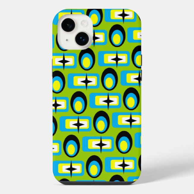 Retro Shapes iPhone Case (Back)