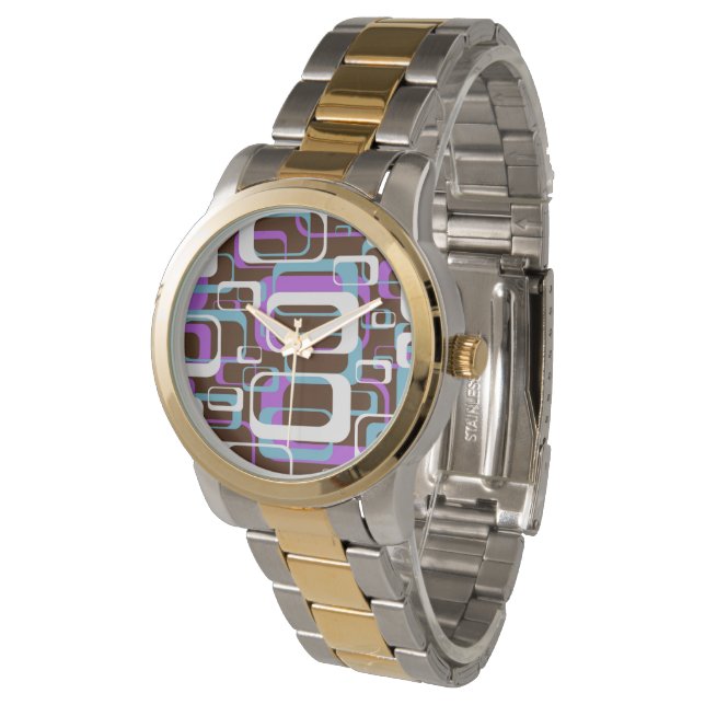 RETRO SHAPES PATTERN WATCH (Angled)