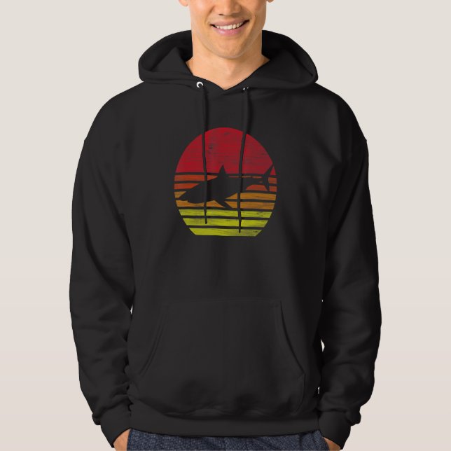 Retro Shark Hoodie (Front)