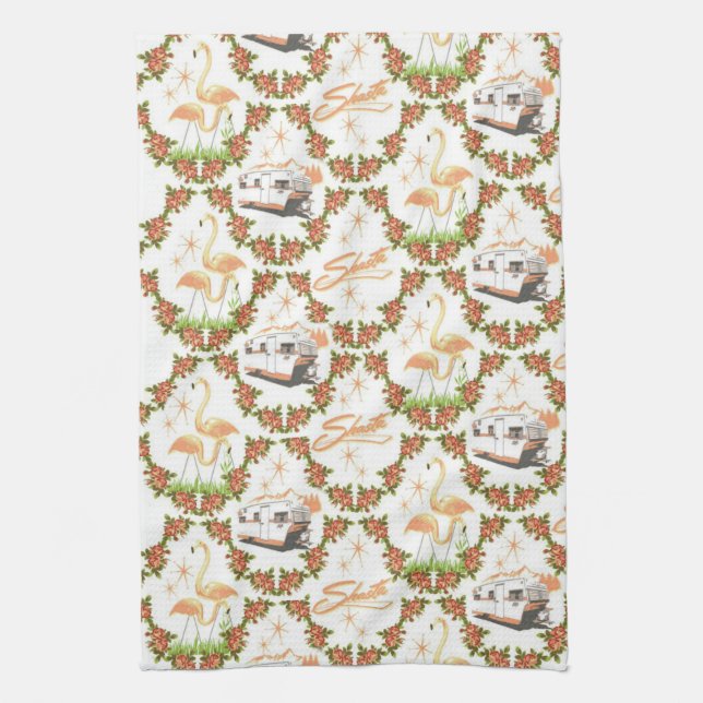 Retro Shasta Dish Towel (Vertical)