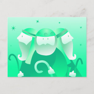 Retro Shepherds Postcard