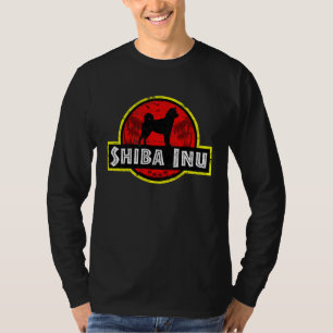 Retro Shiba Inu Dad Vintage Dog Father Mother Pet T-Shirt