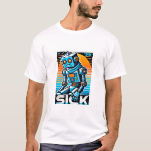 Retro Sick Robot T-Shirt