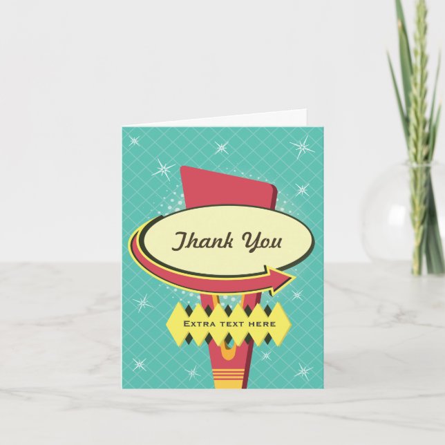 Retro Sign Thank You (Front)