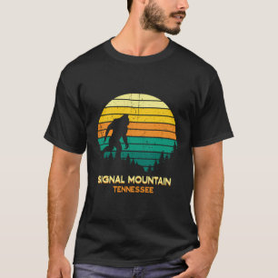 Retro Signal Mountain Tennessee Big Foot Souvenir T-Shirt