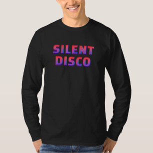 Retro Silent Disco Art - Dance Hip Hop Music T-Shirt