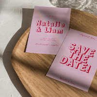 Retro Simple Bright Funky Bold Modern Wedding   
