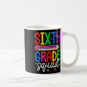 Retro Sixth Grade Squad First Day Of School Boys G Coffee Mug