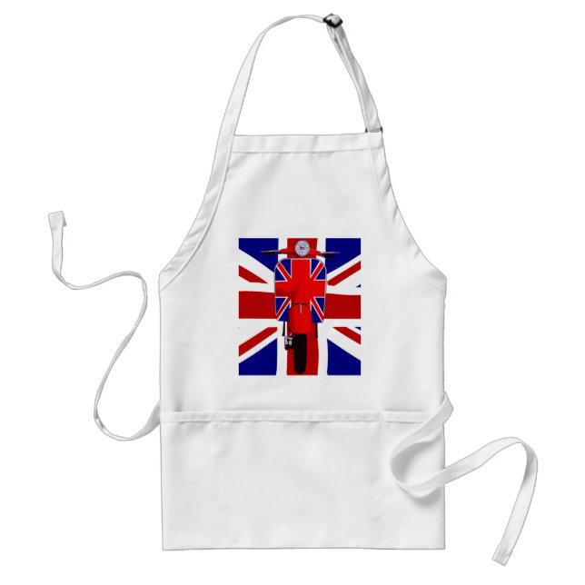 Retro Sixties British Scooter Art UJ Standard Apron (Front)