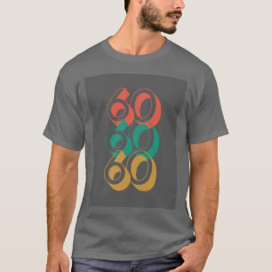 Retro Sixty Sixty Sixty Grey T-Shirt