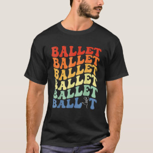 Retro Skeleton Ballerinas Ballet Dance Halloween G T-Shirt