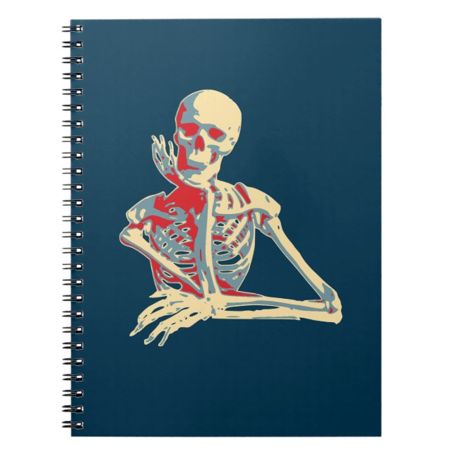 Retro Skeleton Notebook (Front)