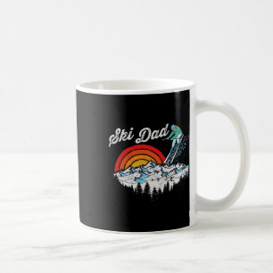 Retro Ski Dad Vintage Skiing Graphic Coffee Mug