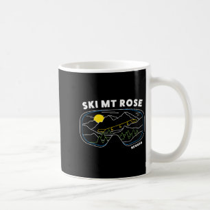 Retro ski mt rose nevada ski resort - ski resort coffee mug