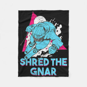 Retro Ski Vintage 80s 90s Skiing Outfit 4 Fleece Blanket