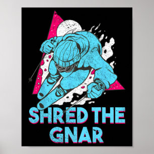 Retro Ski Vintage 80s 90s Skiing Outfit 4 Poster