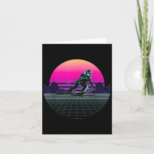 Retro Skier - Skiing Lover Winter Sports Lover Ski Card