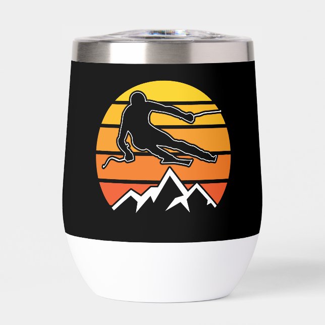 Retro Skiing (Front)