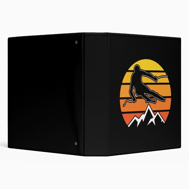 Retro Skiing Binder (Background)