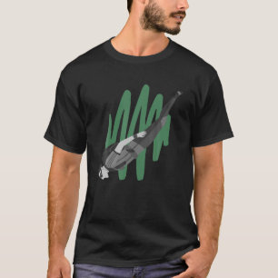 Retro Skydiving Parachuting Parachute Paraglider P T-Shirt