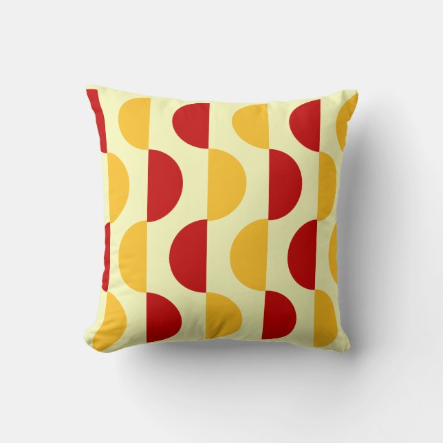 Retro Slice Fruity Pillow (Front)