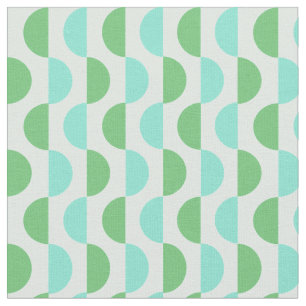 Retro Slice Teal Fabric