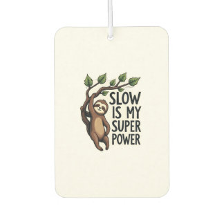 Retro Sloth Quote Shirt Funny Slow Life Vintage Te Air Freshener