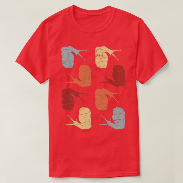 Retro Snail T-Shirt (Design Front)