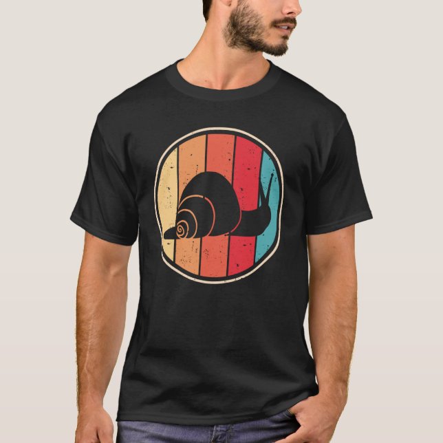 retro snail T-Shirt (Front)