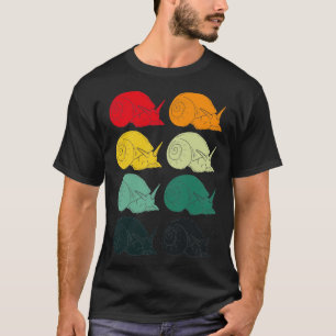 Retro Snails Animal T-Shirt