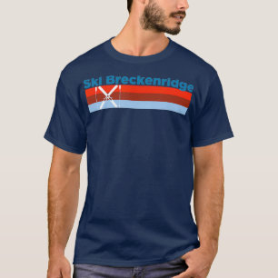 Retro Snow Ski  Ski Breckenridge Colorado T-Shirt