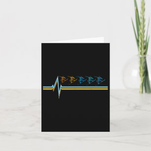 Retro Snowboard - Vintage Snowboarder Snowboarding Card