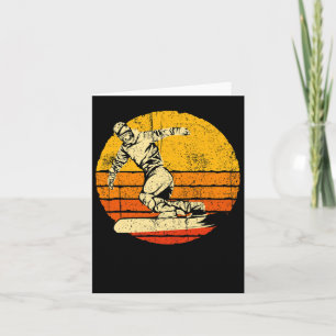 Retro Snowboarder Snowboarding Lover Winter Sport Card