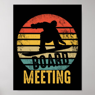 Retro Snowboarding - Snowboard Vintage Snowboarder Poster