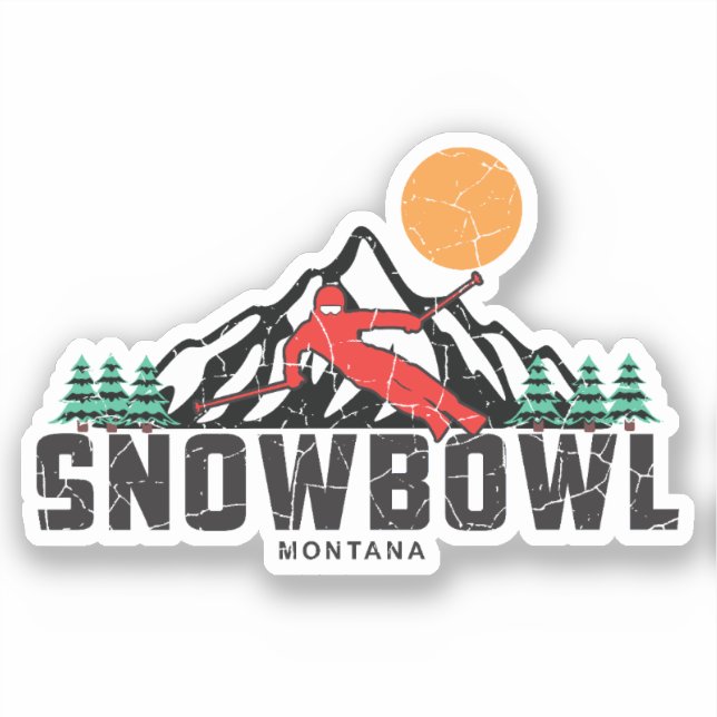 Retro Snowbowl Ski  (Front)