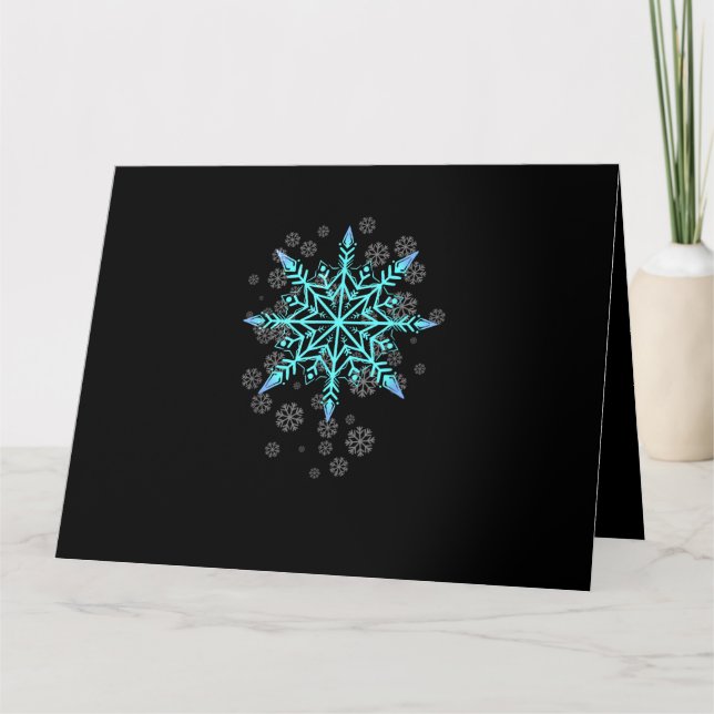 Retro Snowflake for Women Card (Front)