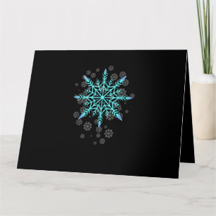Retro Snowflake for Women Card