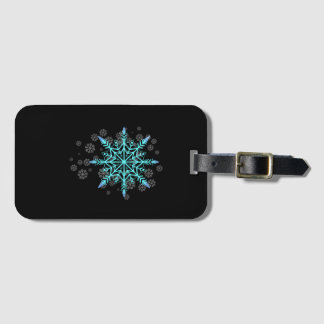 Retro Snowflake for Women Luggage Tag
