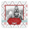 Retro Snowflakes Photo Sticker