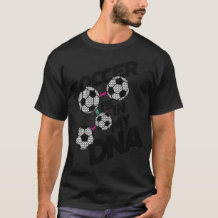 Retro Soccer Fan Gift is in My DNA Soccer Lover fo T-Shirt