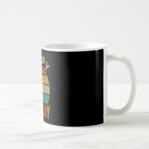 Retro Soccer Player Polka Dot Art Student Happy Do Coffee Mug