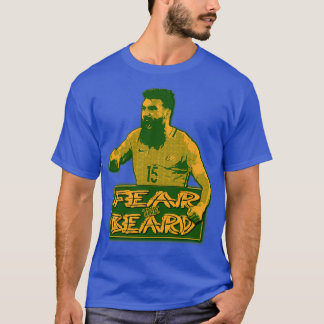 Retro Socceroos Mile Jedinak FEAR THE BEARD T-Shirt