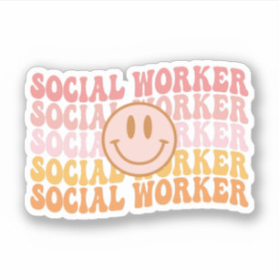 Retro Social Worker Social Work Student Graduation