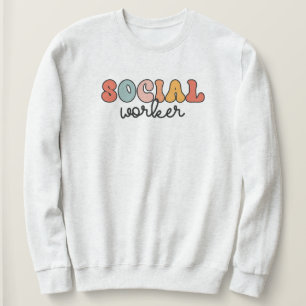 Retro Social Worker Sweatshirt