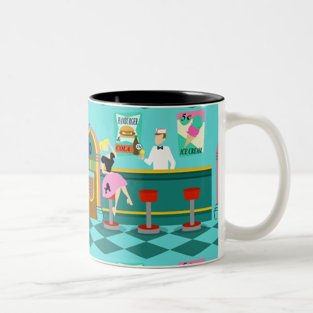Retro Soda Fountain Mug (Right)