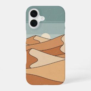 Retro Soft Dunes iPhone 16 Case