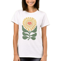 Retro "Soft Mama" Flower Typography Design