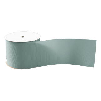 Retro Soft Mint Design Grosgrain Ribbon