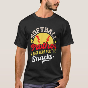 Retro Softll Brother I'm Just Here For The Snacks T-Shirt