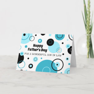 Retro Son in Law Happy Father's Day Card